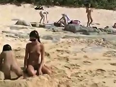 Amia And Tanner Cute Teens Having Fun On A Nude Beach