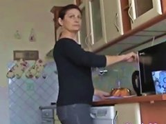 Russian Mommy With Son Homemade